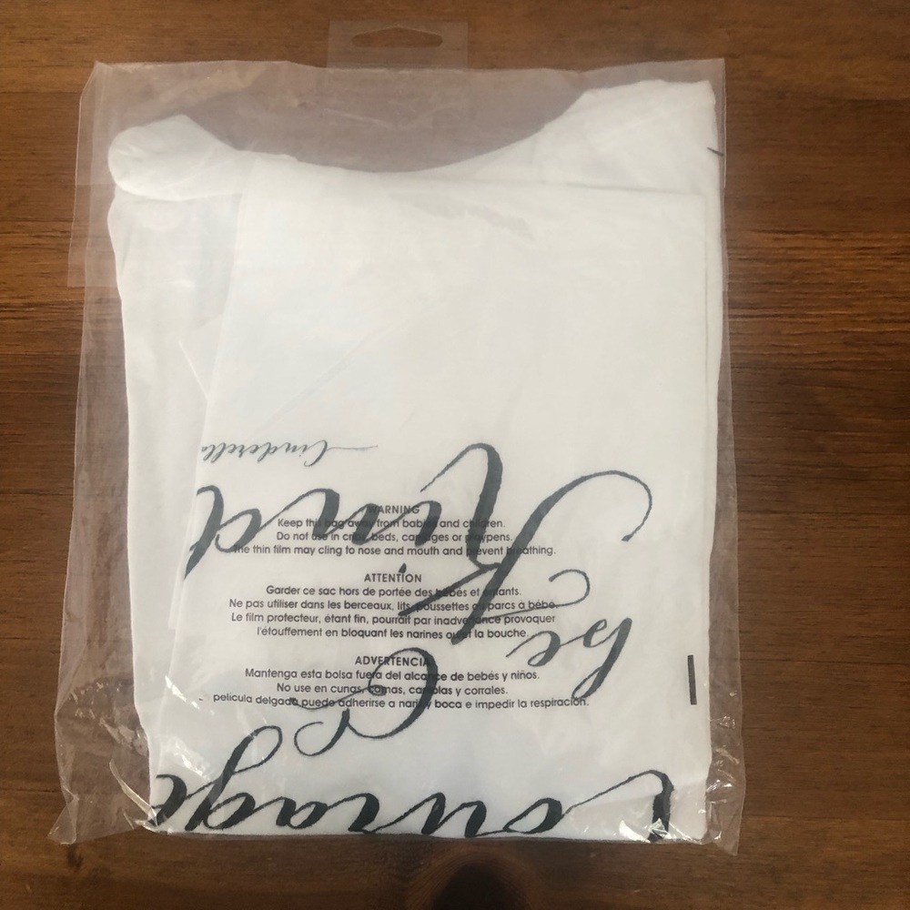 New White Tee Shirt, “Have Courage & Be Kind” - Picture 7 of 7